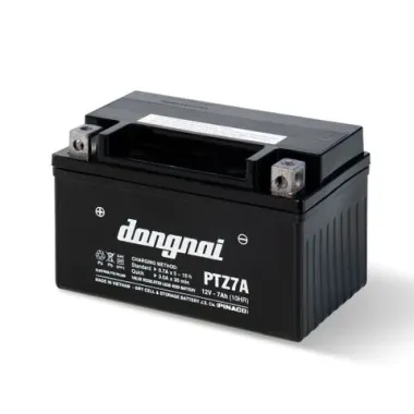 Ắc quy khô miễn bảo dưỡng Đồng Nai PTZ7A - 12V - 7Ah